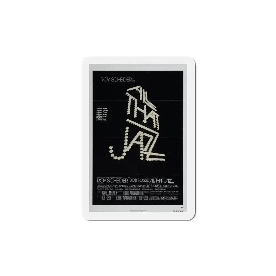 All That Jazz 1979 Movie Poster Refrigerator Magnet - The Sticker Space
