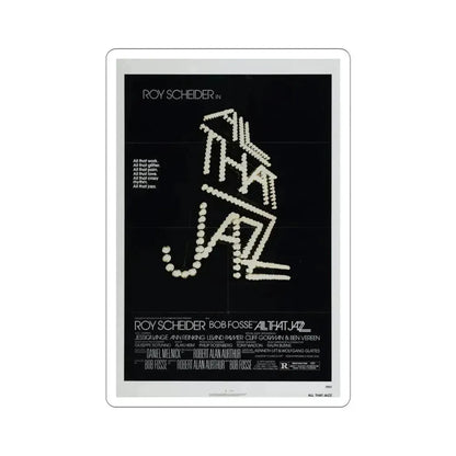 All That Jazz 1979 Movie Poster STICKER Vinyl Die-Cut Decal 4 Inch - The Sticker Space