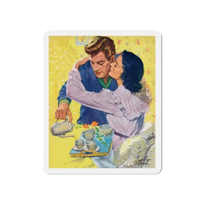 All That You Are by Jean MacKenzie, Woman's Own magazine, 1957 (Magazine Illustration) Refrigerator Magnet - The Sticker Space