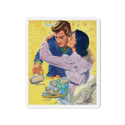 All That You Are by Jean MacKenzie, Woman's Own magazine, 1957 (Magazine Illustration) Refrigerator Magnet-3" x 3"-The Sticker Space