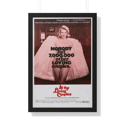 ALL THE LOVING COUPLES 1969 - Framed Movie Poster 20" x 30" Black - The Sticker Space