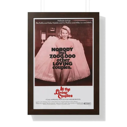 ALL THE LOVING COUPLES 1969 - Framed Movie Poster - The Sticker Space