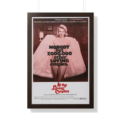 ALL THE LOVING COUPLES 1969 - Framed Movie Poster - The Sticker Space