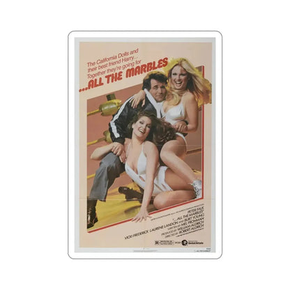 All the Marbles 1981 Movie Poster STICKER Vinyl Die-Cut Decal - The Sticker Space