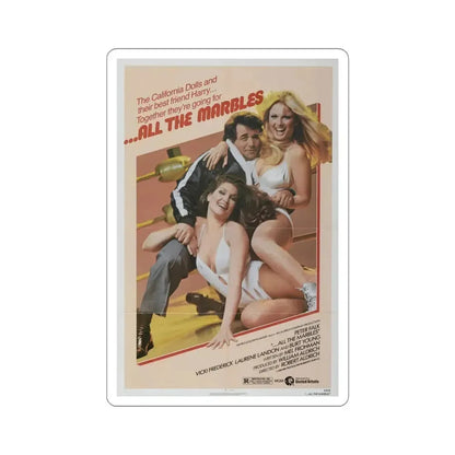 All the Marbles 1981 Movie Poster STICKER Vinyl Die-Cut Decal - The Sticker Space