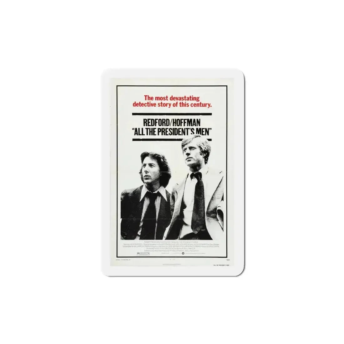 All the President's Men 1976 Movie Poster Refrigerator Magnet - The Sticker Space