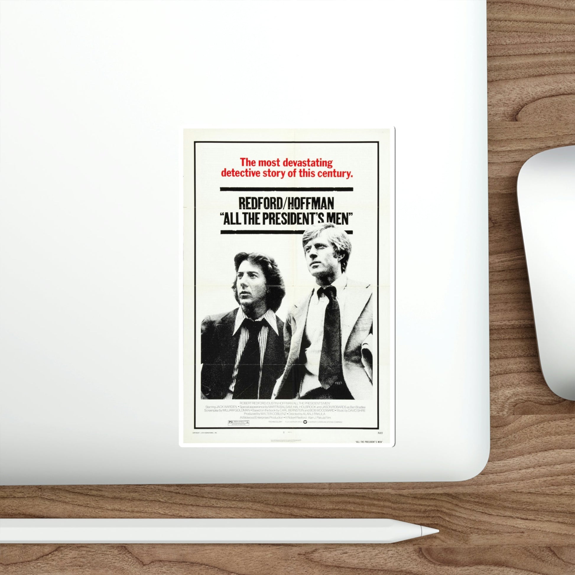 All the President's Men 1976 Movie Poster STICKER Vinyl Die-Cut Decal-The Sticker Space