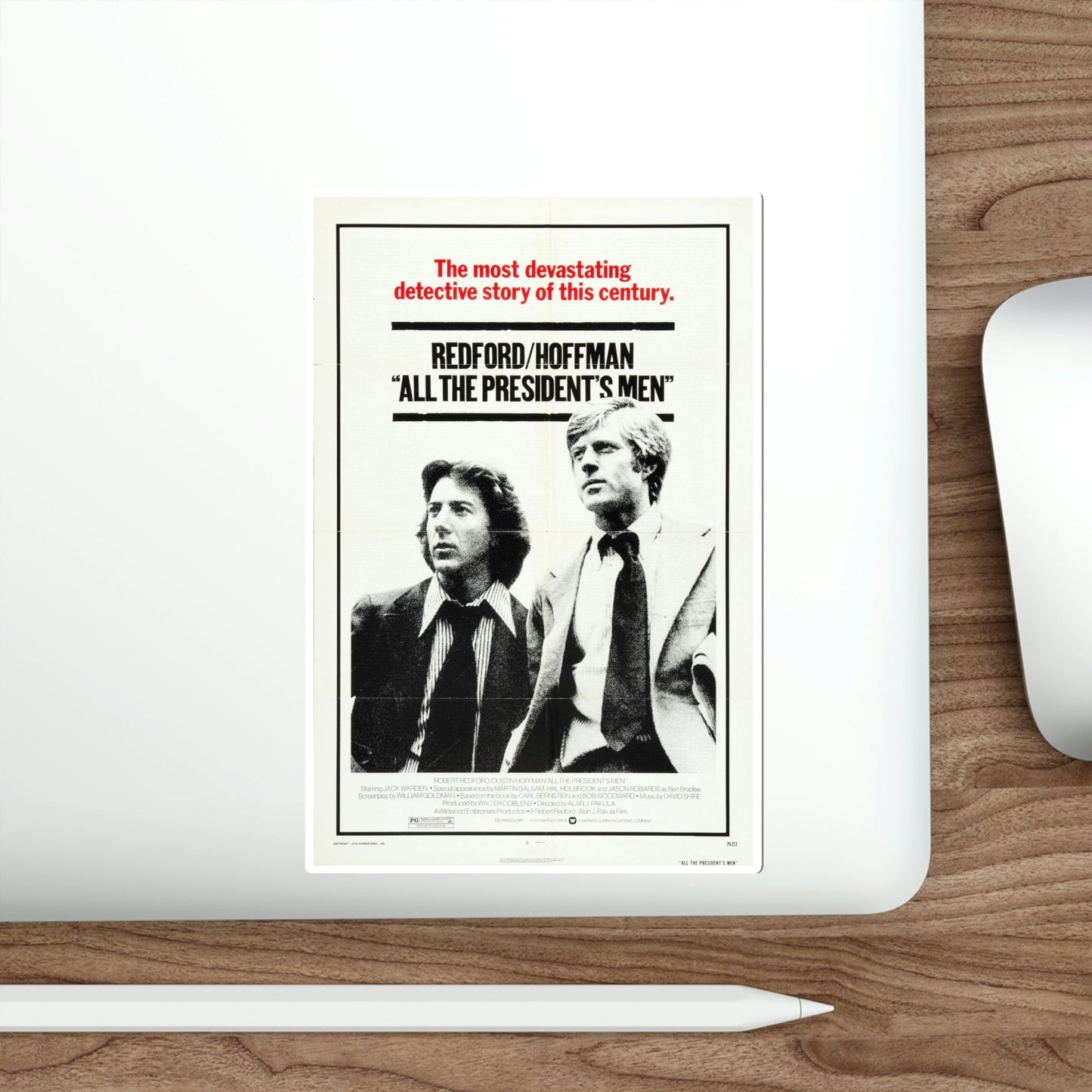 All the President's Men 1976 Movie Poster STICKER Vinyl Die-Cut Decal-The Sticker Space