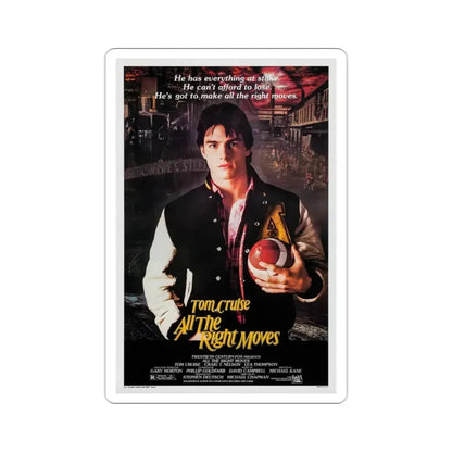 All the Right Moves 1983 Movie Poster STICKER Vinyl Die-Cut Decal 2 Inch - The Sticker Space