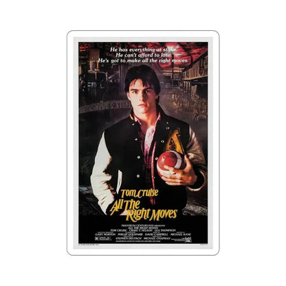 All the Right Moves 1983 Movie Poster STICKER Vinyl Die-Cut Decal 6 Inch - The Sticker Space