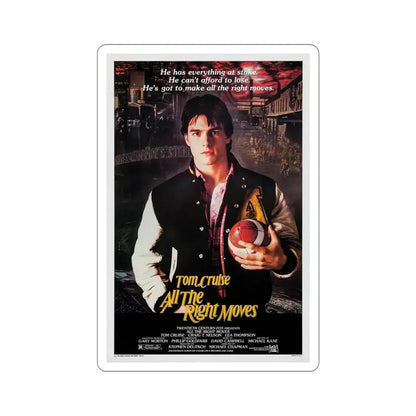All the Right Moves 1983 Movie Poster STICKER Vinyl Die-Cut Decal - The Sticker Space