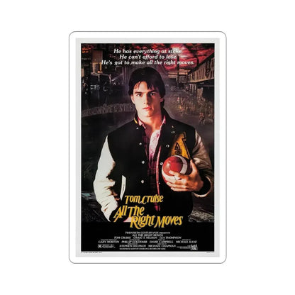 All the Right Moves 1983 Movie Poster STICKER Vinyl Die-Cut Decal - The Sticker Space