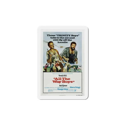 All the Way Boys 1973 Movie Poster Refrigerator Magnet - The Sticker Space
