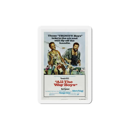 All the Way Boys 1973 Movie Poster Refrigerator Magnet - The Sticker Space