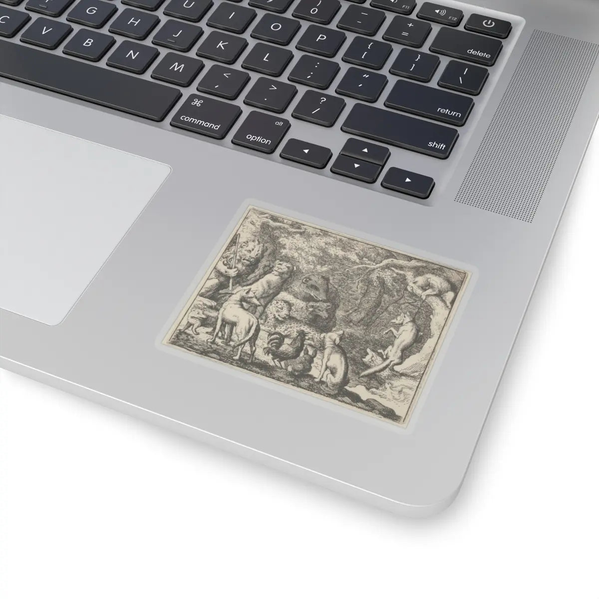SKU:TSS-STICK-LLRVN-3X3-13SZT Sizes:3" × 3" Types:Transparent