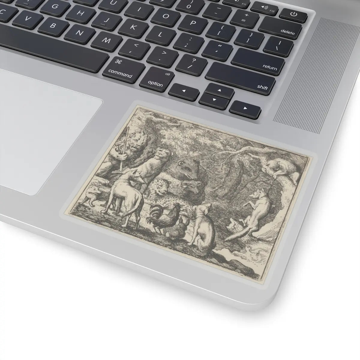 SKU:TSS-STICK-LLRVN-4X4-13SZT Sizes:4" × 4" Types:Transparent