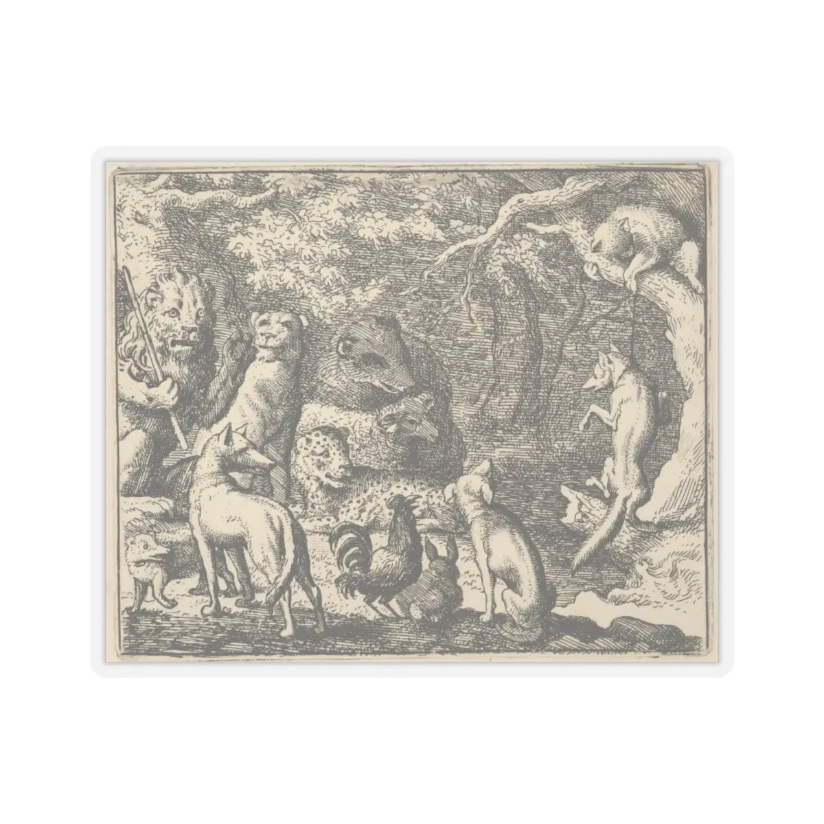 SKU:TSS-STICK-LLRVN-6X6-13SZT Sizes:6" × 6" Types:Transparent