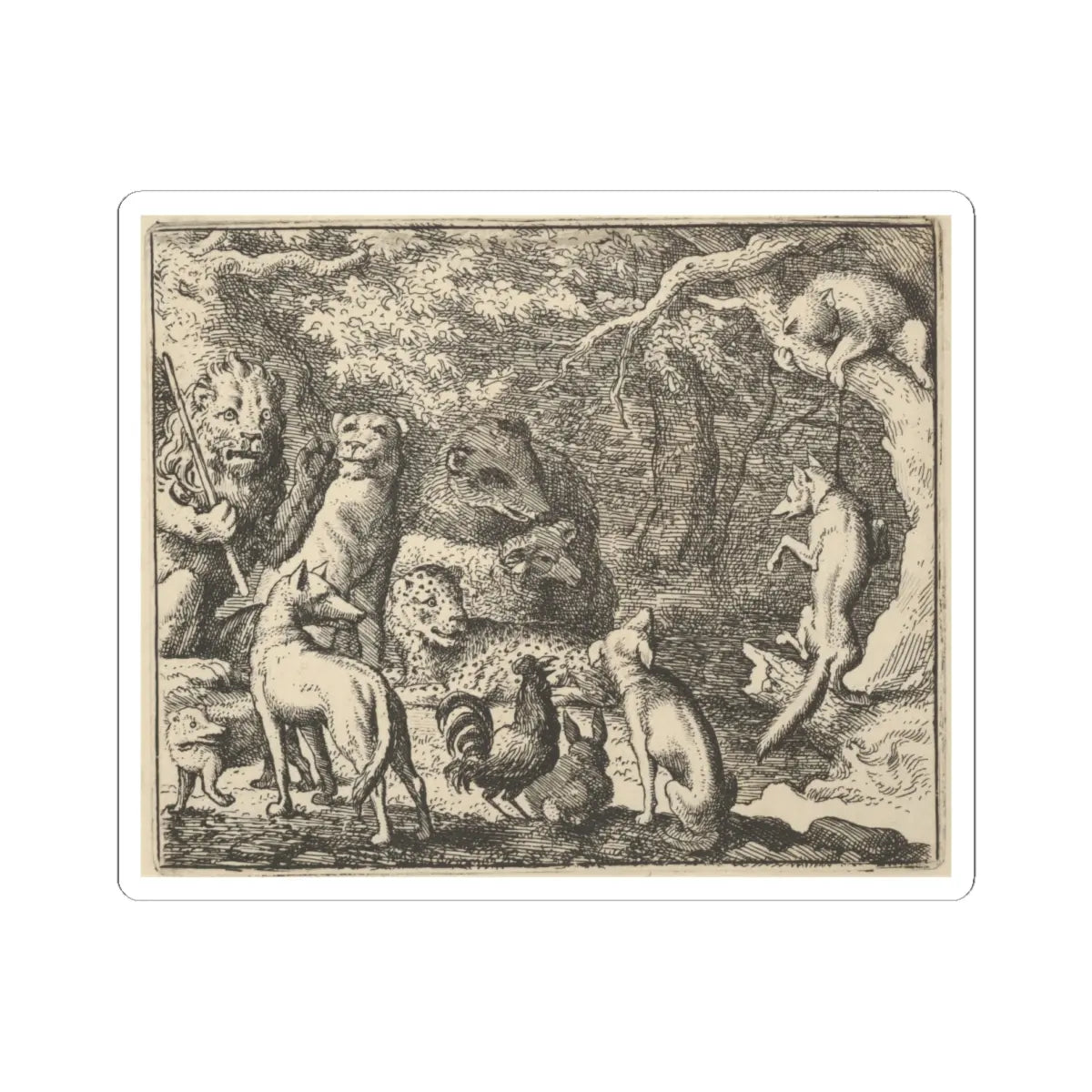 SKU:TSS-STICK-LLRVN-6X6-5 Sizes:6" × 6" Types:White