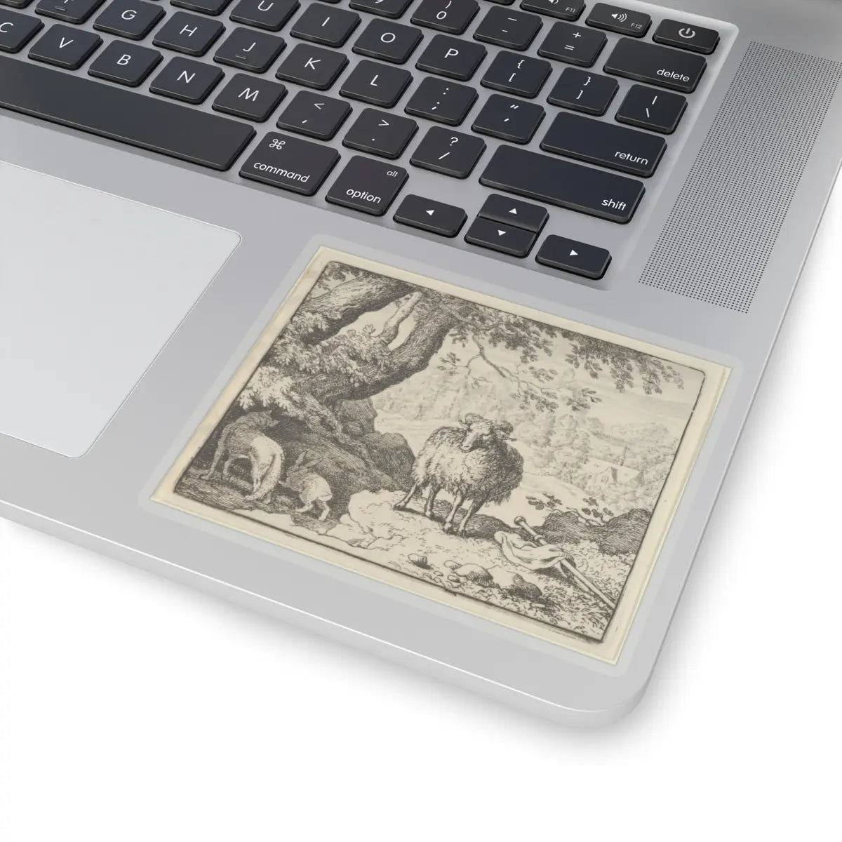 SKU:TSS-STICK-LLRVN-4X4-13SZX Sizes:4" × 4" Types:Transparent