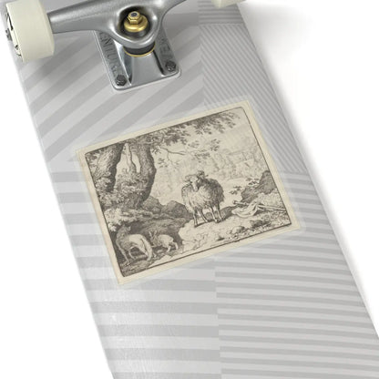SKU:TSS-STICK-LLRVN-6X6-13SZX Sizes:6" × 6" Types:Transparent