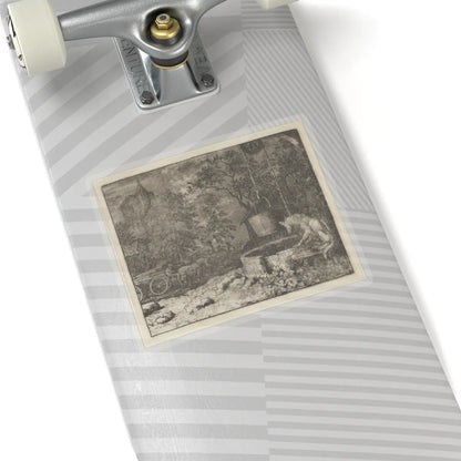 SKU:TSS-STICK-LLRVN-6X6-13T0A Sizes:6" × 6" Types:Transparent