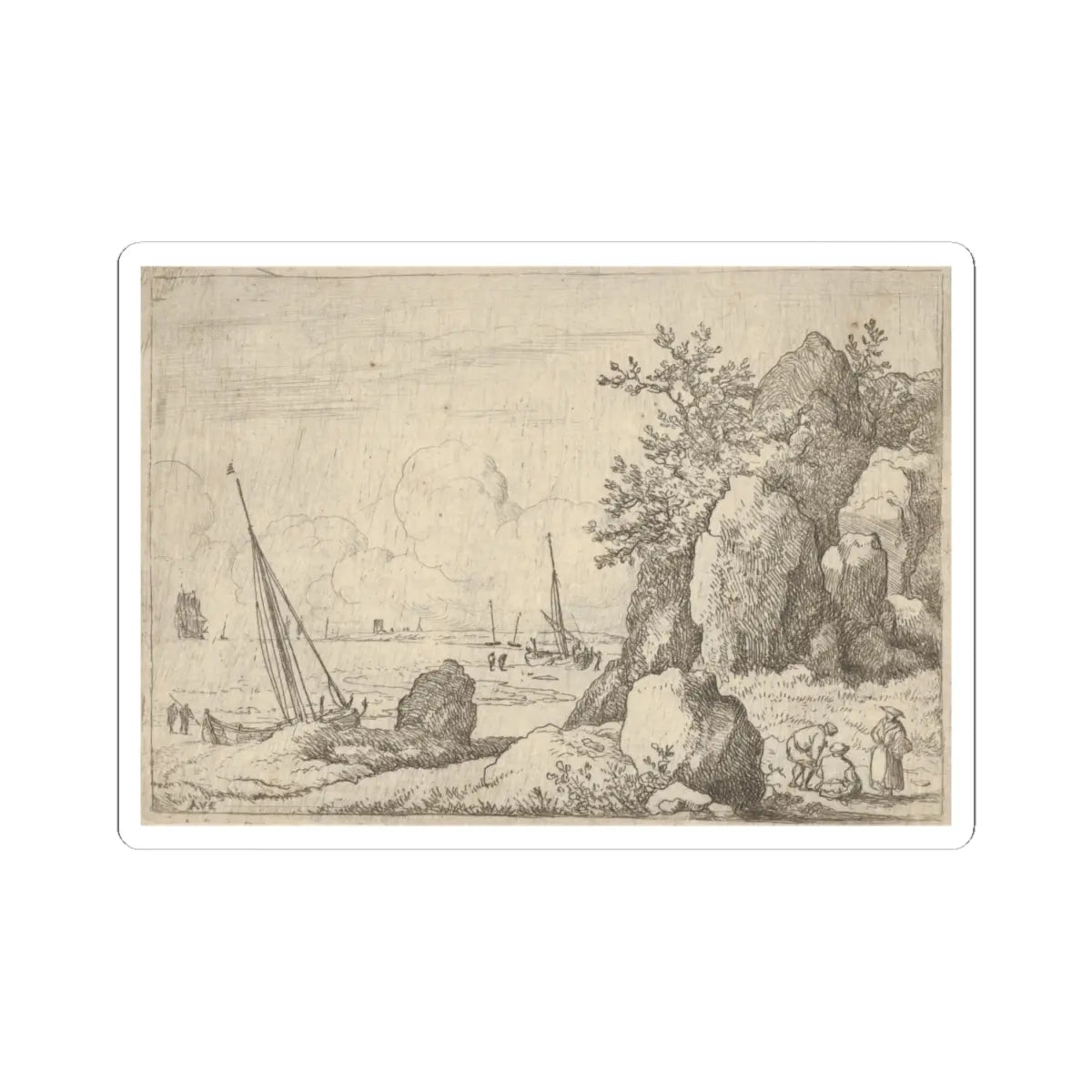 SKU:TSS-STICK-LLRVN-4X4-28 Sizes:4" × 4" Types:White