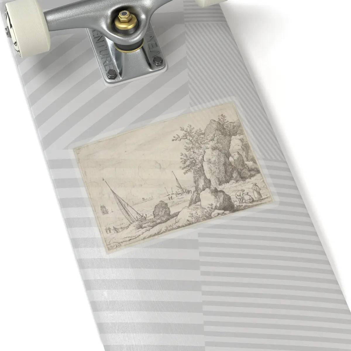 SKU:TSS-STICK-LLRVN-6X6-13T0G Sizes:6" × 6" Types:Transparent