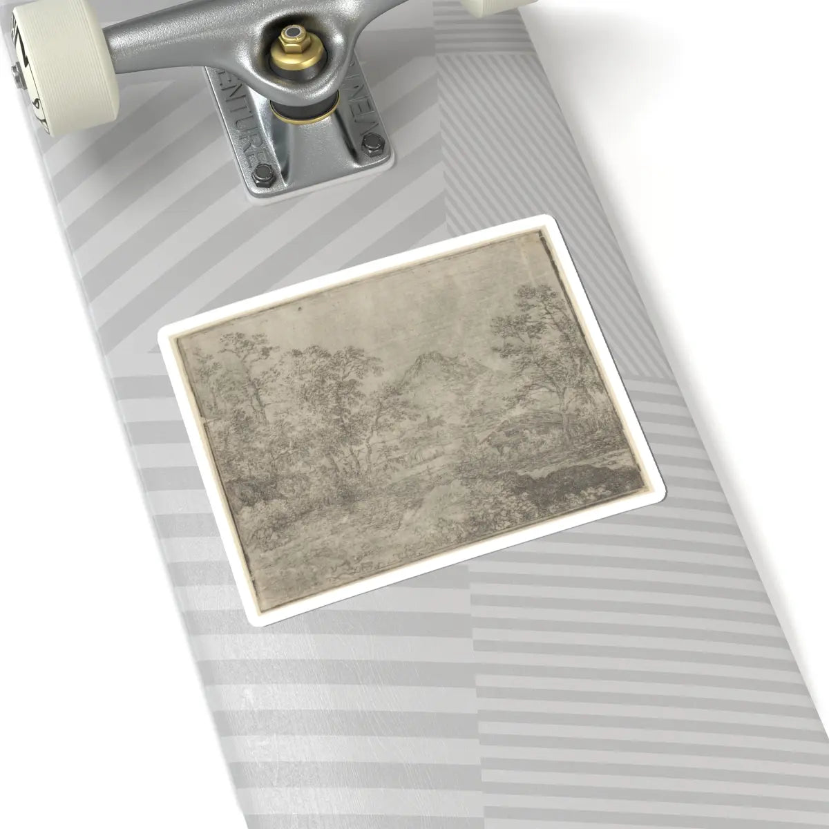 SKU:TSS-STICK-LLRVN-6X6-37 Sizes:6" × 6" Types:White