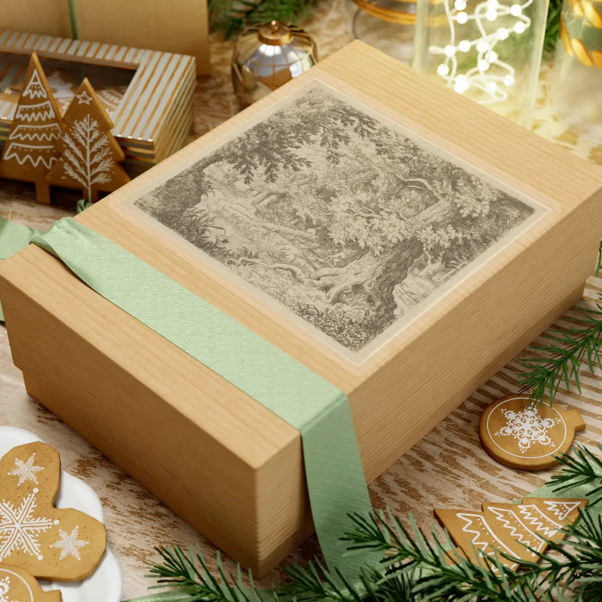 SKU:TSS-STICK-LLRVN-6X6-13T0Q Sizes:6" × 6" Types:Transparent