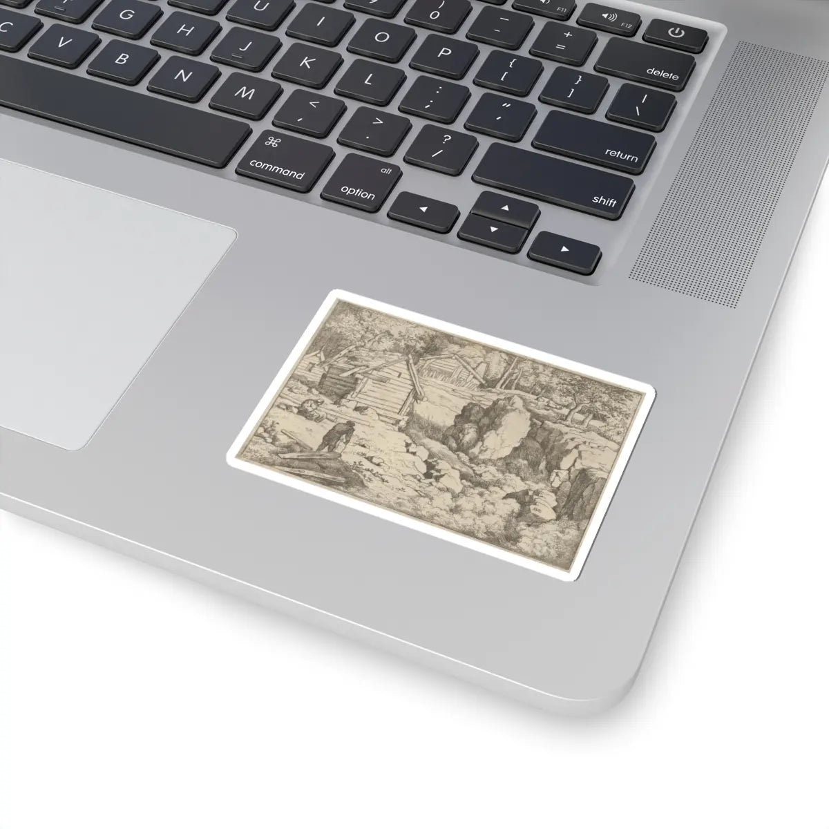 SKU:TSS-STICK-LLRVN-3X3-39 Sizes:3" × 3" Types:White