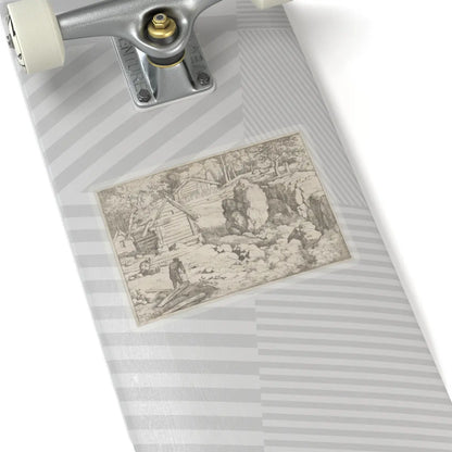 SKU:TSS-STICK-LLRVN-6X6-13T0R Sizes:6" × 6" Types:Transparent