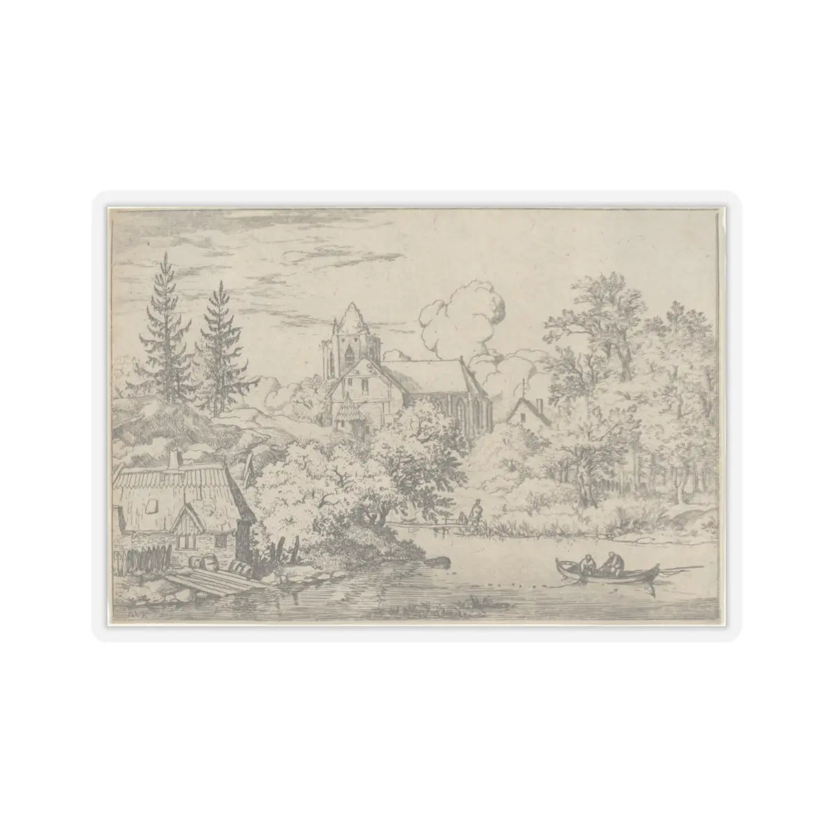 SKU:TSS-STICK-LLRVN-6X6-13T0T Sizes:6" × 6" Types:Transparent