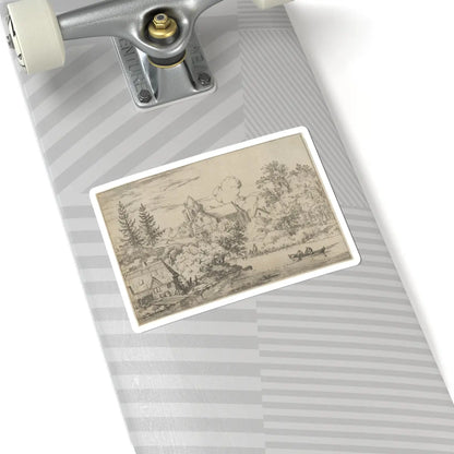 SKU:TSS-STICK-LLRVN-6X6-41 Sizes:6" × 6" Types:White