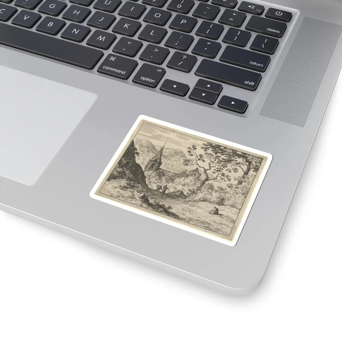 SKU:TSS-STICK-LLRVN-3X3-46 Sizes:3" × 3" Types:White