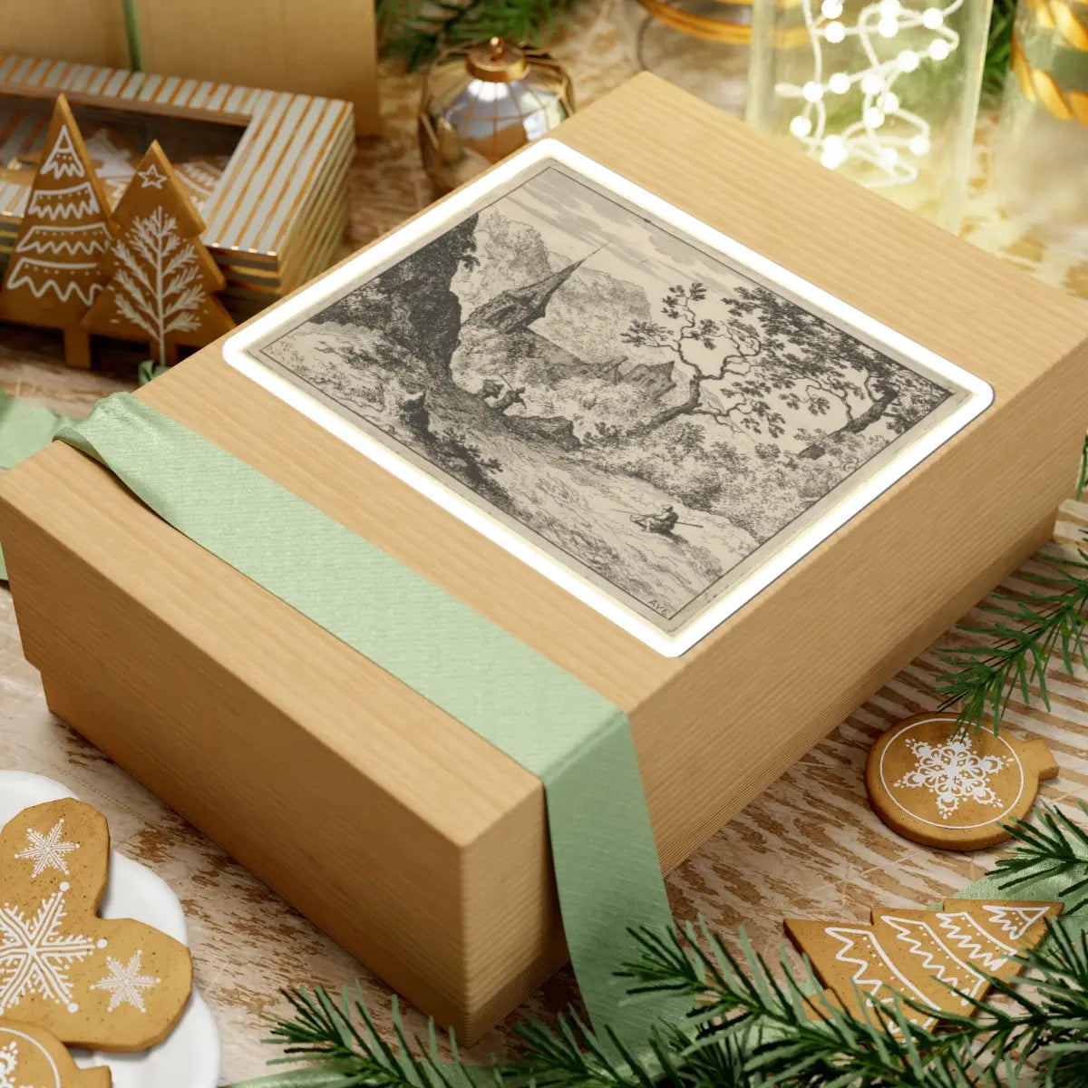 SKU:TSS-STICK-LLRVN-6X6-46 Sizes:6" × 6" Types:White