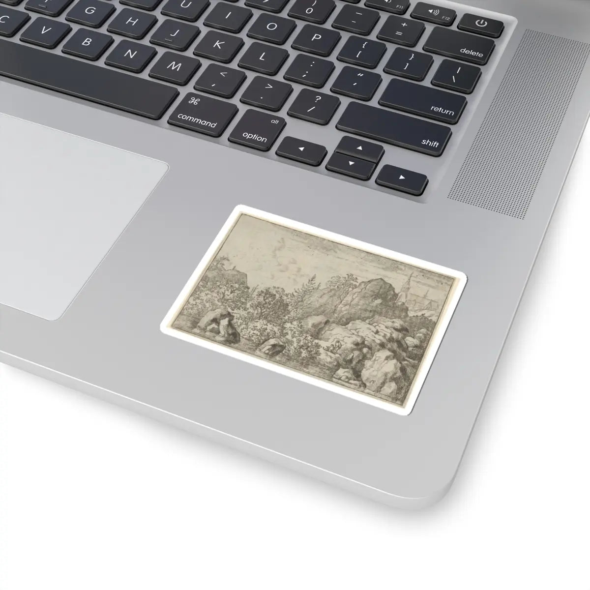 SKU:TSS-STICK-LLRVN-3X3-47 Sizes:3" × 3" Types:White