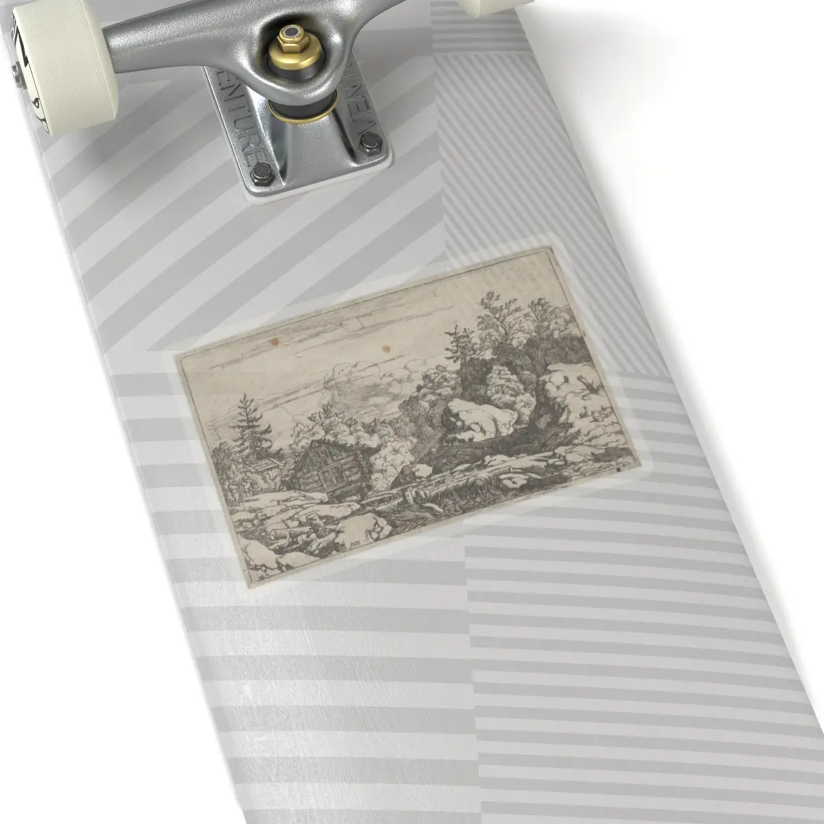 SKU:TSS-STICK-LLRVN-6X6-13T10 Sizes:6" × 6" Types:Transparent