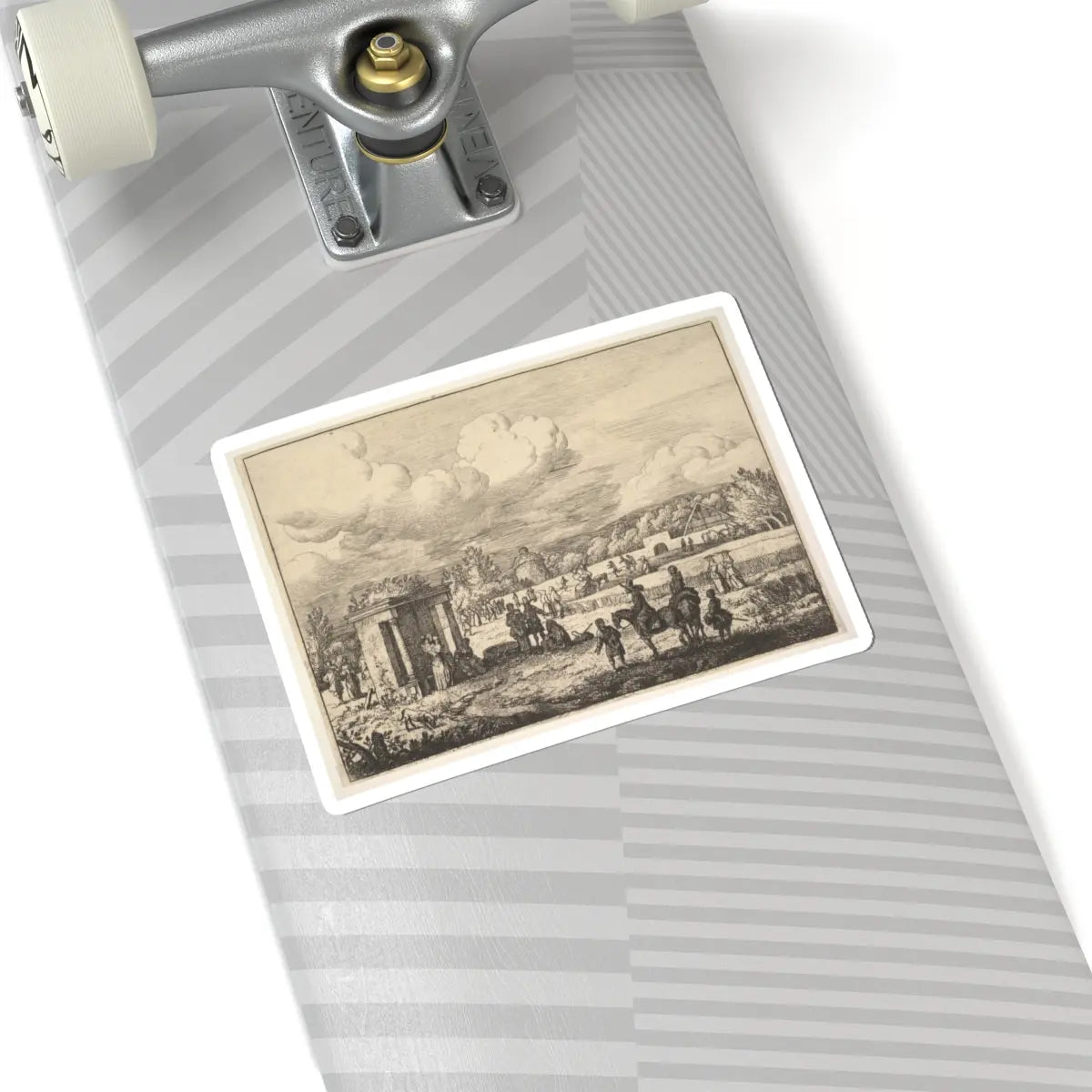SKU:TSS-STICK-LLRVN-6X6-51 Sizes:6" × 6" Types:White