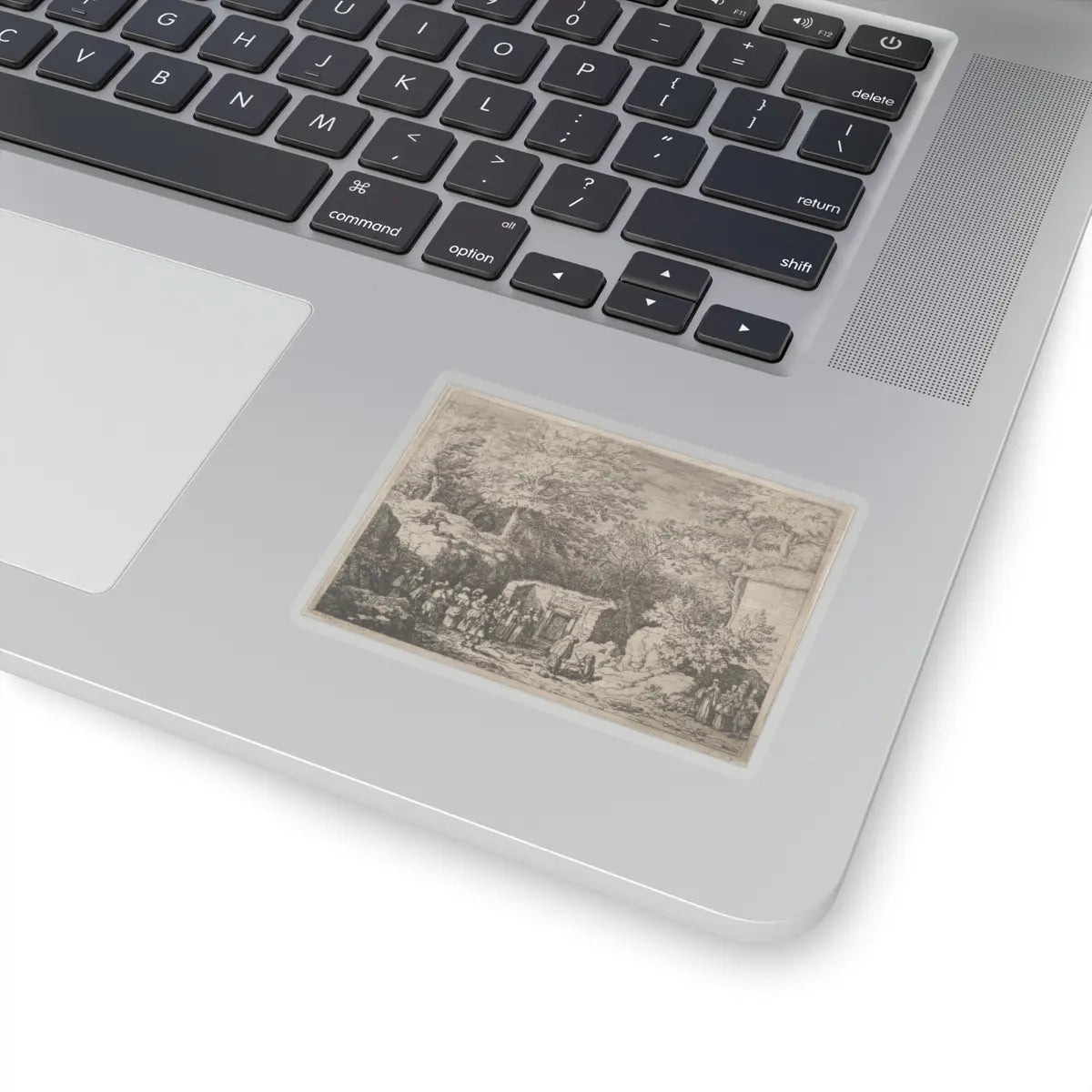 SKU:TSS-STICK-LLRVN-3X3-13T15 Sizes:3" × 3" Types:Transparent