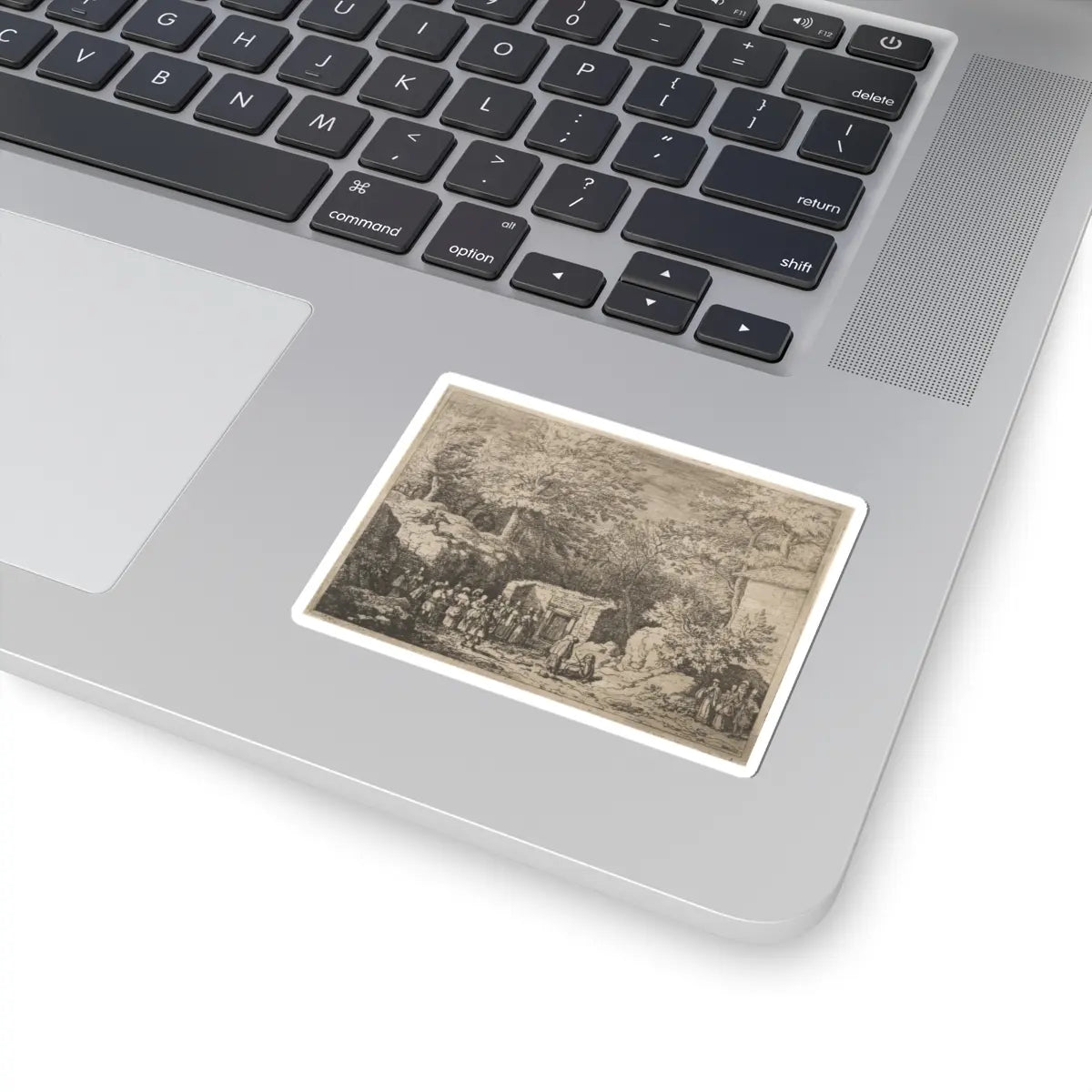 SKU:TSS-STICK-LLRVN-3X3-53 Sizes:3" × 3" Types:White