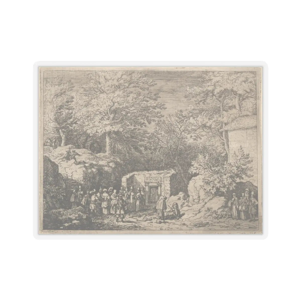 SKU:TSS-STICK-LLRVN-6X6-13T15 Sizes:6" × 6" Types:Transparent