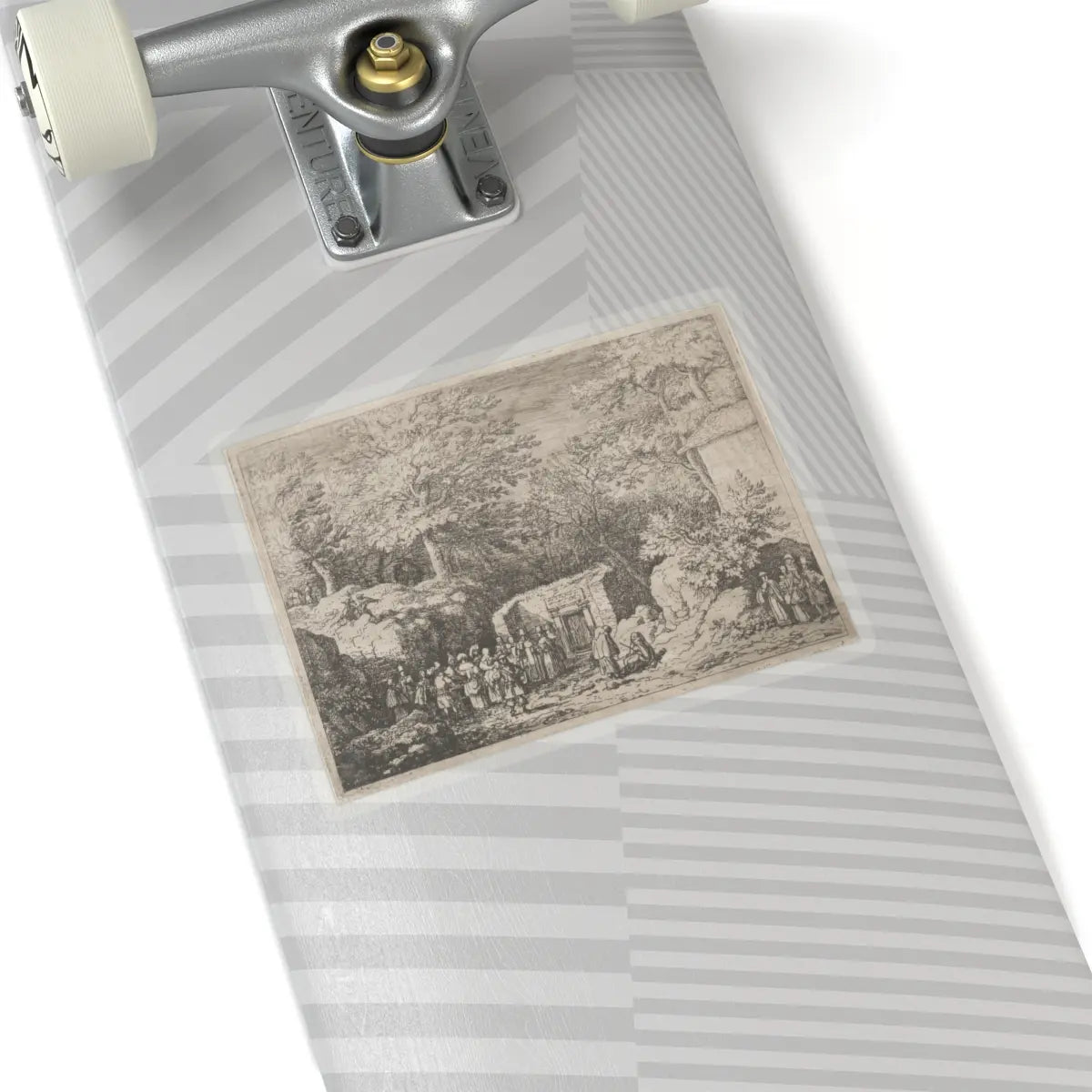SKU:TSS-STICK-LLRVN-6X6-13T15 Sizes:6" × 6" Types:Transparent