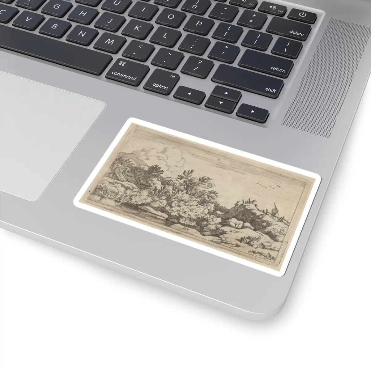 SKU:TSS-STICK-LLRVN-4X4-54 Sizes:4" × 4" Types:White