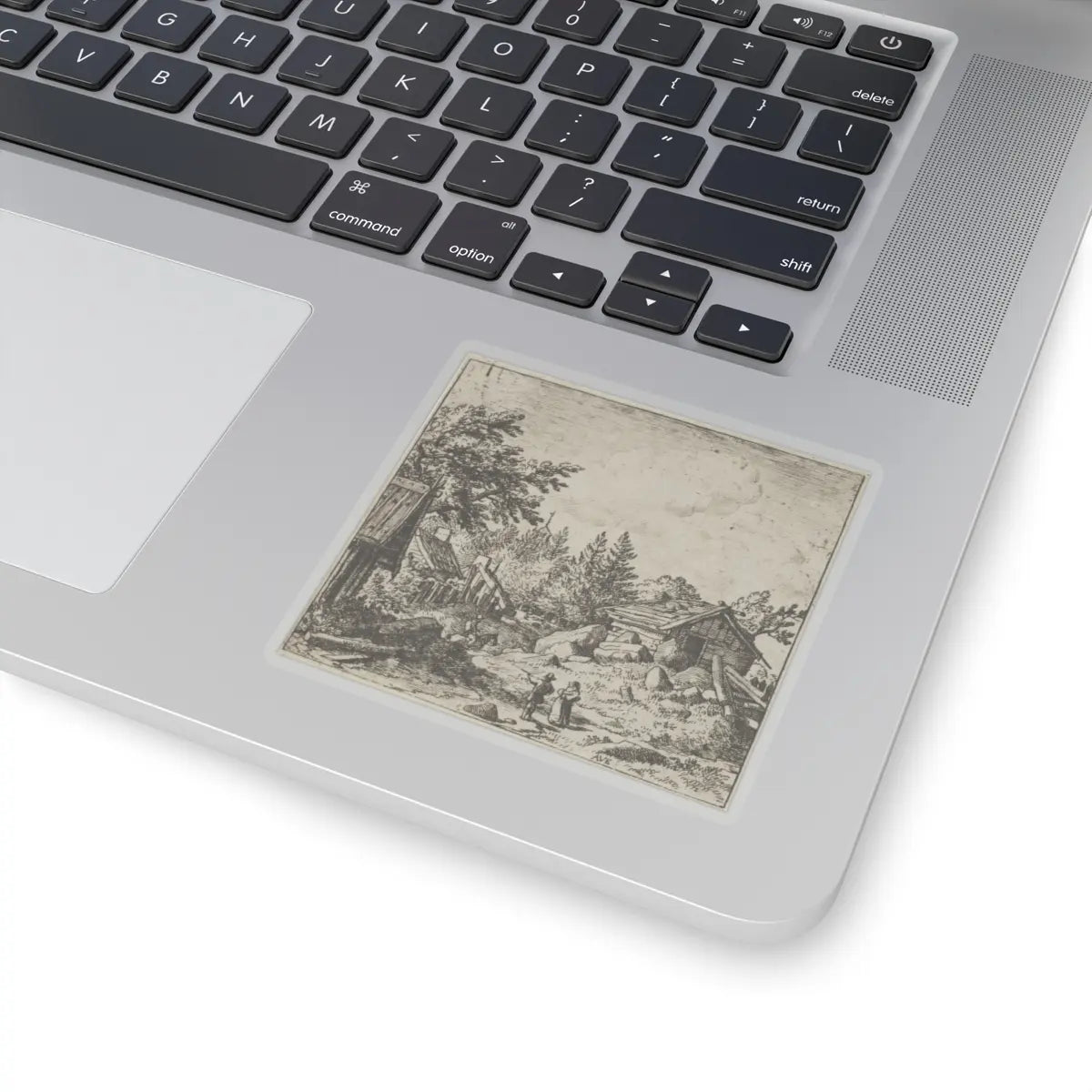 SKU:TSS-STICK-LLRVN-3X3-13T18 Sizes:3" × 3" Types:Transparent
