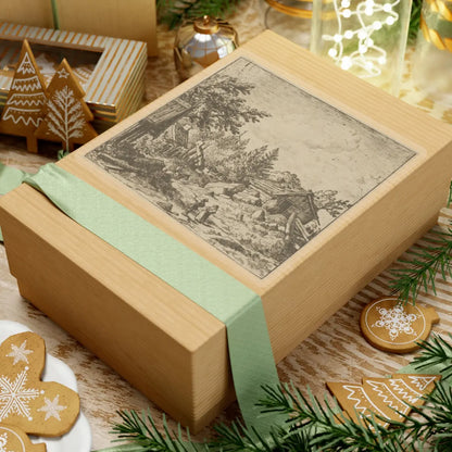 SKU:TSS-STICK-LLRVN-6X6-13T18 Sizes:6" × 6" Types:Transparent