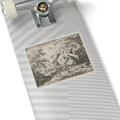 SKU:TSS-STICK-LLRVN-6X6-13T1B Sizes:6" × 6" Types:Transparent