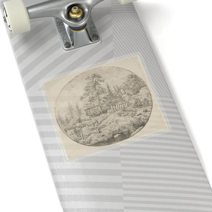 SKU:TSS-STICK-LLRVN-6X6-13T1G Sizes:6" × 6" Types:Transparent
