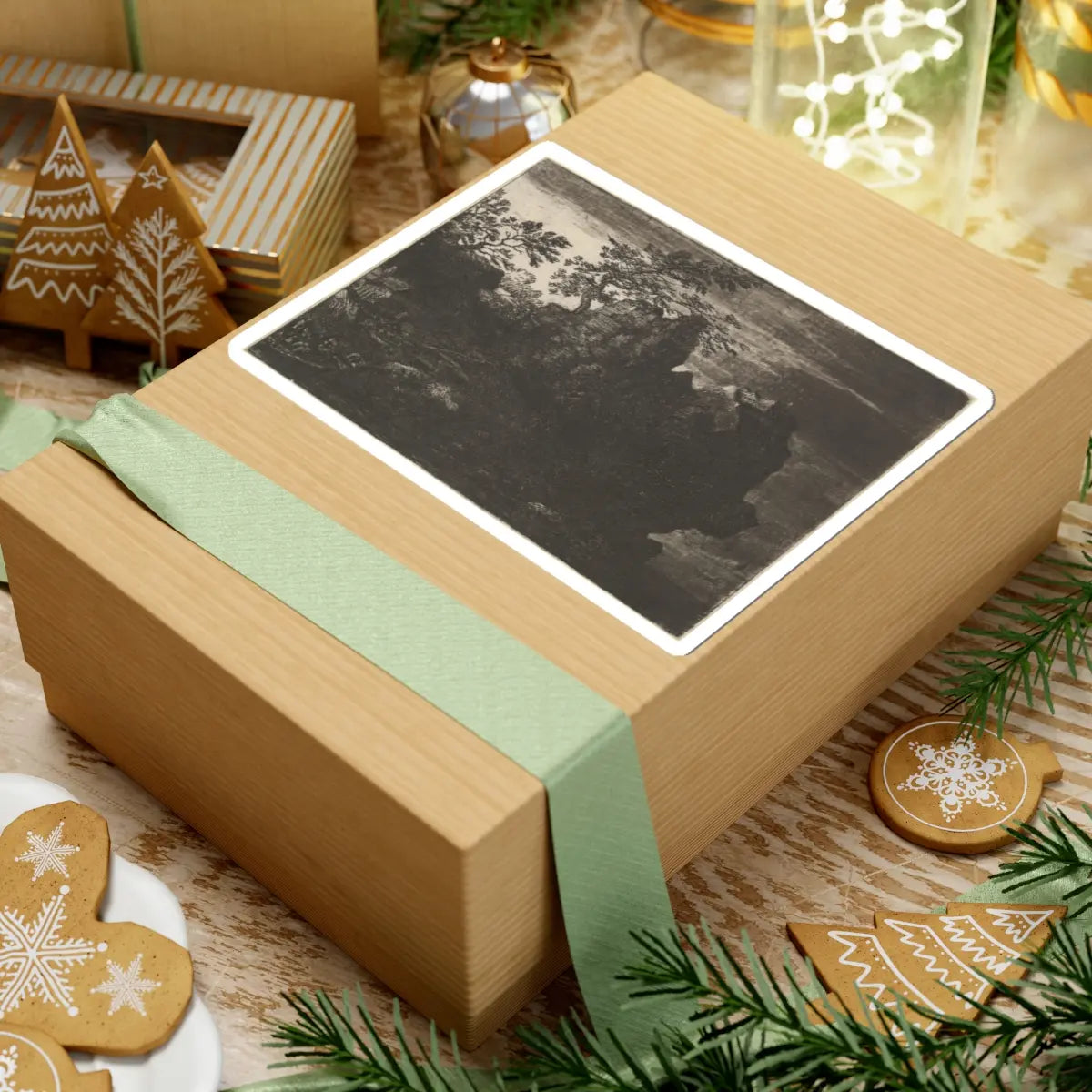SKU:TSS-STICK-LLRVN-6X6-67 Sizes:6" × 6" Types:White
