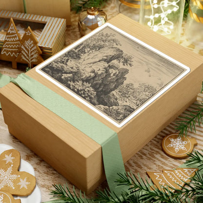 SKU:TSS-STICK-LLRVN-6X6-66 Sizes:6" × 6" Types:White