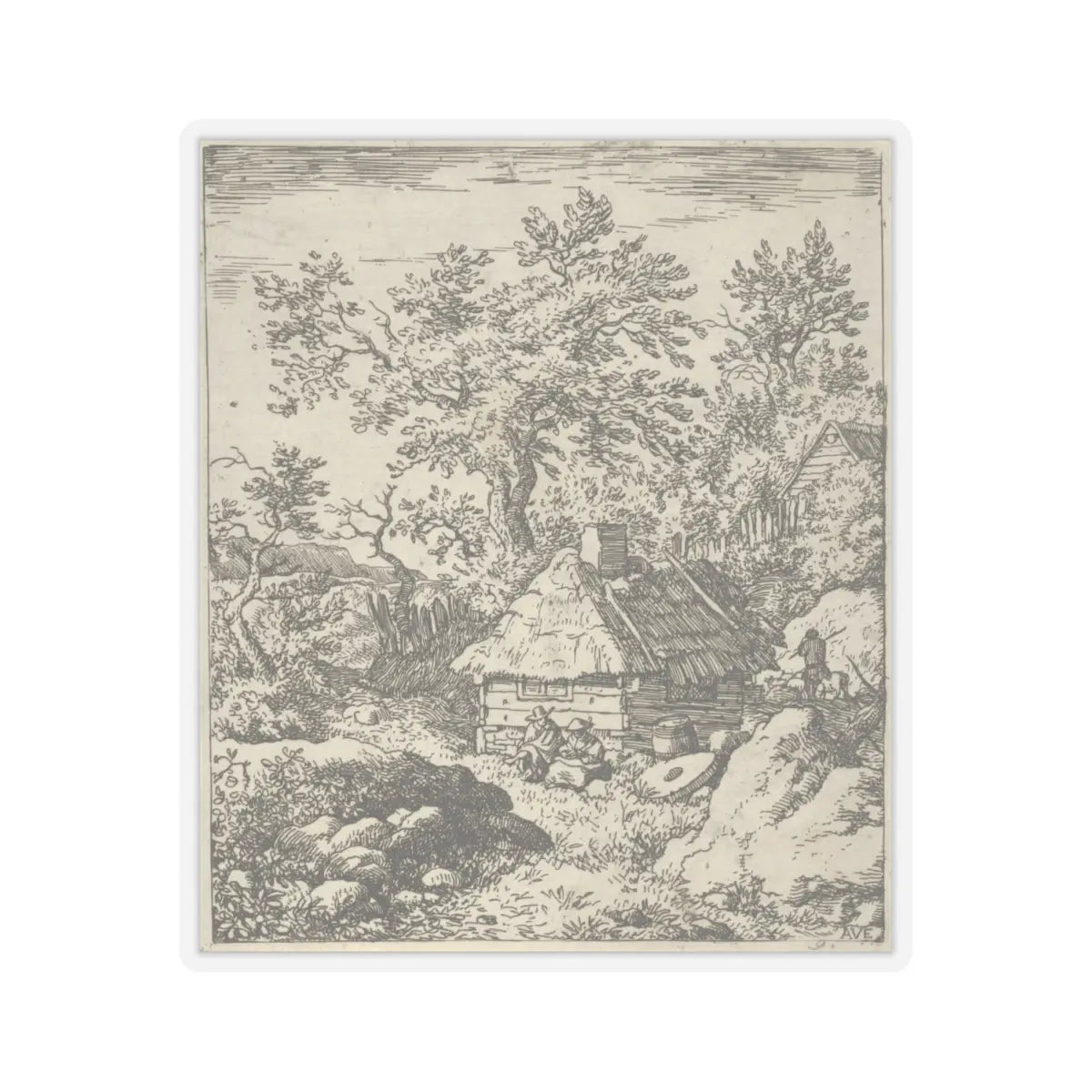 SKU:TSS-STICK-LLRVN-4X4-13T1T Sizes:4" × 4" Types:Transparent
